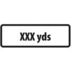 SUPPLEMENTARY PLATE 'XXX YDS'-ZIN (685 X 275MM) thumbnail-0