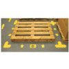 WAREHOUSE FLOOR SIGNALLING 'ARROW' - PK-100 -  (90 X 90MM) thumbnail-0