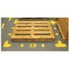 WAREHOUSE FLOOR SIGNALLING YELLOW'DOT'-PK-100-(90MM DIA) thumbnail-0