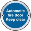 AUTOMATIC FIRE DOOR KEEP CLEARDOOR DISC - SAA (75MM DIA.) thumbnail-0