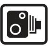 350X300MM DIBOND 'SPEED CAMERA SYMBOL ONLY' ROAD SIGN (W CHANNEL) thumbnail-0