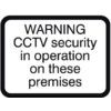 600X450MM DIBOND 'CCTV SECURITY IN OPERATION' ROAD SIGN(W CHANNEL) thumbnail-0