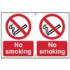 NO SMOKING - PVC (300 X 200MM)  thumbnail-0