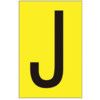 75MM YELLOW VINYL - CHARACTER 'J'(PK-10) thumbnail-0