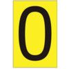 75MM YELLOW VINYL - CHARACTER 'O'(PK-10) thumbnail-0