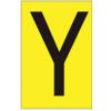 75MM YELLOW VINYL - CHARACTER 'Y'(PK-10) thumbnail-0