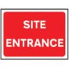 1050 X 750MM Ã‚Â TEMPORARY SIGN -SITE ENTRANCE thumbnail-0