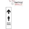 GENTS TOILETS ARROW UP -TAKTYLE(75 X 300MM) thumbnail-0