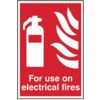 FOR USE ON ELECTRICAL FIRES -PVC(200 X 300MM) thumbnail-0