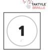 NUMBER 1 - TAKTYLE (150 X 150MM) thumbnail-0