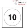 NUMBER 10 - TAKTYLE (150 X 150MM) thumbnail-0