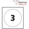 NUMBER 3 - TAKTYLE (150 X 150MM) thumbnail-0