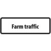 SUPPLEMENTARY PLATE 'FARMTRAFFIC'- ZIN (870 X 300MM) thumbnail-0