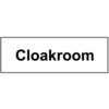 CLOAKROOM - RPVC (300 X 100MM) thumbnail-0