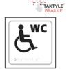 DISABLED WC SYMBOL - TAKTYLE(150X 150MM) thumbnail-0