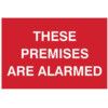 THESE PREMISES ARE ALARMED -PVC(300 X 200MM) thumbnail-0