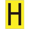 50MM YELLOW VINYL - CHARACTER 'H'(PK-10) thumbnail-0