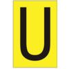 50MM YELLOW VINYL - CHARACTER 'U'(PK-10) thumbnail-0