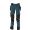 TROUSERS WITH HOLSTER POCKETS DARK PETROLEUM (L32W30.5) thumbnail-0