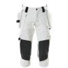 3/4 LENGTH TROUSERS WITH HOLSTER POCKETS WHITE (W27) thumbnail-0