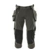 3/4 LENGTH TROUSERS WITH HOLSTER POCKETS DARK ANTHRACITE (W27) thumbnail-0