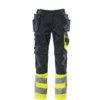 TROUSERS WITH HOLSTER POCKETS DARK NAVY/HI-VIS YELLOW (L30W42.5) thumbnail-0