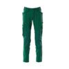 ACCELERATE, Work Trousers, Men, Green, Elastolefin/Polyester, Waist 30.5", Short thumbnail-0