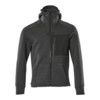 HOODIE WITH ZIPPER BLACK (M) thumbnail-0