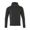 GIMONT HOODIE WITH ZIPPER BLACK (M) thumbnail-0