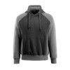 UNIQUE REGENSBURG HOODIE BLACK/DARKANTHRACITE (XS) thumbnail-0