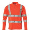 POLO SHIRT, LONG-SLEEVED HI-VIS RED (S) thumbnail-0