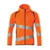 ACCELERATE SAFE HOODIE WITH ZIPPER HI-VISORANGE/DARK ANTHRACITE (XS) thumbnail-0