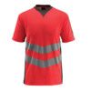 SANDWELL T-SHIRT HI-VIS RED/DARK ANTHRACITE (S) thumbnail-0