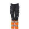 ACCELERATE SAFE TROUSERS WITH KNEEPAD POCKETS DARK NAVY/HI-VIS ORANGE (L32W50.5) thumbnail-0