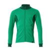 ACCELERATE SWEATSHIRT WITH ZIPPER GRASS GREEN/GREEN (2XL(1 PCS.)) thumbnail-0