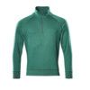 NANTES SWEATSHIRT WITH HALF ZIP GREEN (3XL) thumbnail-0