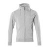 GIMONT HOODIE WITH ZIPPER GREY-FLECKED (XS) thumbnail-0