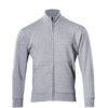 LAVIT SWEATSHIRT WITH ZIPPER GREY-FLECKED (XS) thumbnail-0