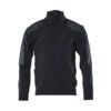 NANTERRE KNITTED JUMPER WITH HALF ZIP DARK NAVY (S) thumbnail-0