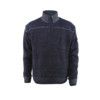 NAXOS KNITTED JUMPER WITH HALF ZIP BLUE GREY (3XL) thumbnail-0