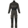 WALLAN BOILERSUIT WITH KNEEPAD POCKETS DARK ANTHRACITE/BLACK (S) thumbnail-0