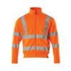 MARINGA SWEATSHIRT WITH ZIPPER HI-VIS ORANGE (S) thumbnail-0