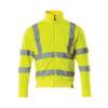 MARINGA SWEATSHIRT WITH ZIPPER HI-VIS YELLOW (S) thumbnail-0