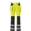 ALMAS TROUSERS WITH HOLSTER POCKETS HI-VIS YELLOW/NAVY (L32W28.5) thumbnail-0