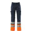 PATOS TROUSERS WITH KNEEPAD POCKETS NAVY/HI-VIS ORANGE (L30W30.5) thumbnail-0