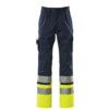 PATOS TROUSERS WITH KNEEPAD POCKETS NAVY/HI-VIS YELLOW (L30W30.5) thumbnail-0