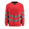 WIGTON SWEATSHIRT HI-VIS RED/DARK ANTHRACITE (S) thumbnail-0