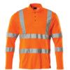 POLO SHIRT, LONG-SLEEVED HI-VIS ORANGE (S) thumbnail-0