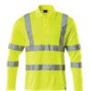 POLO SHIRT, LONG-SLEEVED HI-VIS YELLOW (S) thumbnail-0