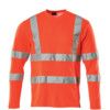 T-SHIRT, LONG-SLEEVED HI-VIS RED (S) thumbnail-0